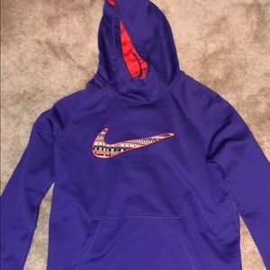 Purple Nike hoodie